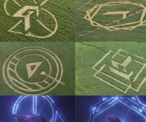 Alok faz ação promocional com imagens "photoshopadas" de sinais misteriosos em plantações
