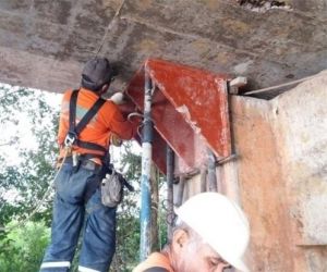 DER realiza obra emergencial na Ponte do Estreito na PI-211