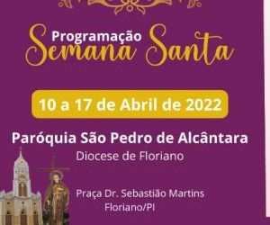 Diocese de Floriano divulga programação para a Semana Santa