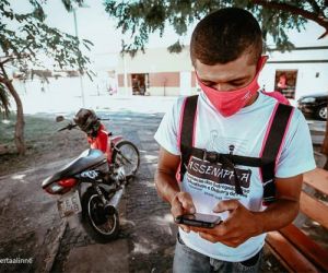 Entregador por aplicativo representa a categoria e cria app para melhorar renda