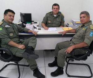 Em visita ao Comando Geral da PM, Rubens Lopes discute preparativos de formatura de PMs