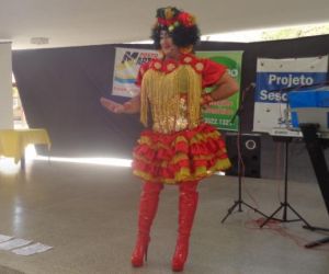 SESC Riso apresentou o espetáculo "Maria dos Prazer" em Floriano