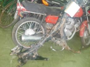 PM encontra chassi de moto abandonado em Floriano