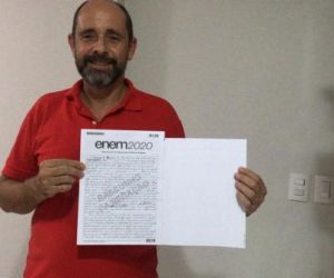 Ex-morador de rua supera vício em drogas e conquista 920 pontos na redação do Enem em Teresina