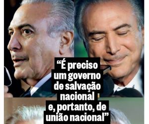 Temer se surpreende com a quantidade de traidores de Dilma