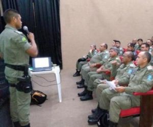 PM participa de palestra sobre apreensão em flagrante de menor infrator