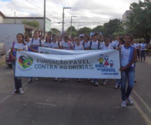 Caminhada culmina projeto de combate às drogas em Barão de Grajaú
