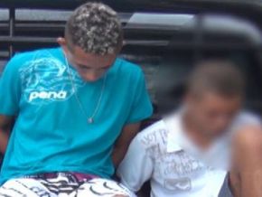 Rone prende dupla acusada de fazer arrastões na Zona Leste