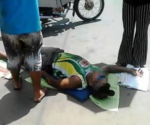 Motociclista fica desacordado após acidente em Esperantina
