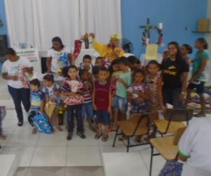 Dia do Voluntário é comemorado com atividade para crianças em Floriano