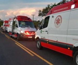 Acidente deixa criança de cinco anos e quatro adultos feridos em Floriano