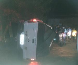 Motorista morre após carro da Vigilância Sanitária capotar no Sul do Piauí