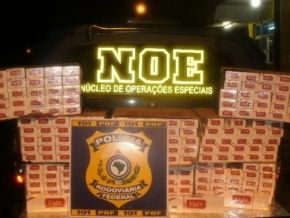PRF apreende no Piauí 2 mil maços de cigarros contrabandeados