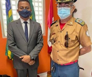 Deputado Francisco Costa se reúne com Coronel do Corpo de Bombeiros