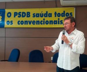 Na convenção do PSDB, Wilson Martins diz que candidatura depende do partido