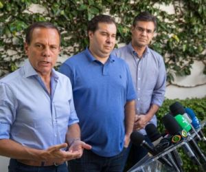 Doria convida Rodrigo Maia a se filiar ao PSDB