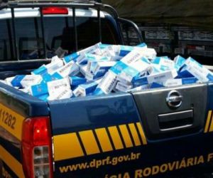 PRF apreende 4.490 maços de cigarros contrabandeados no Piauí