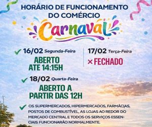 CDL Floriano divulga horário de funcionamento do comércio no Carnaval
