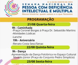 APAE de Floriano promove a Semana Nacional da Pessoa com Deficiência Intelectual e Múltipla