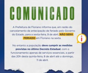 Não será feriado na sexta, mas as regras do decreto estadual continuam valendo