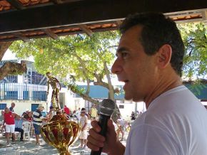 Prefeito Gilberto Junior participou da final do Campeonato dos Quarentões