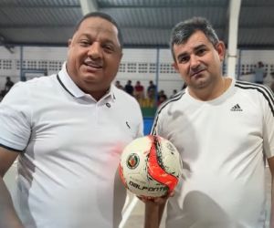 Vice-prefeito Antônio Carlos participa da abertura do Campeonato Baronense de Futsal