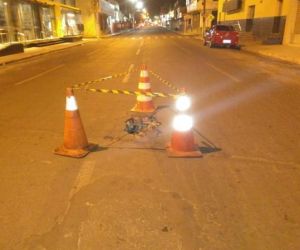 Afundamento de galeria interdita trecho de Avenida em Floriano