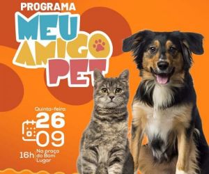 Programa "Meu Amigo Pet" oferece serviços gratuitos para animais nesta quinta-feira em Floriano