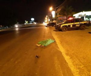 Morador de rua morre atropelado na BR-343 em Teresina