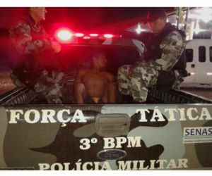 Força Tática prende acusado de tentar matar PM