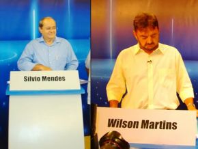 Veja como foi o debate da TV Clube entre Silvio e Wilson