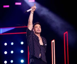 Wesley Safadão faz "TBT 2" ao gravar, em Caruaru, show com Márcia Fellipe, Mara Pavanelly e Raí Saia