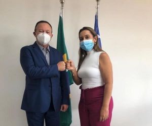 Prefeita de Barão de Grajaú assina termo para realizar obras no sistema de abastecimento de água