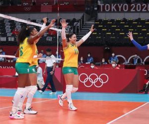 Vôlei feminino: Brasil vence Coreia do Sul na estreia em Tóquio