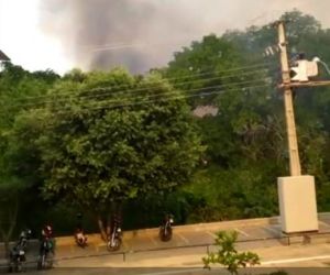 Incêndio na UFPI de Floriano assusta estudantes