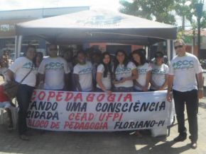 Acadêmicos do CEAD/UFPI incentivam práticas para preservação do meio ambiente