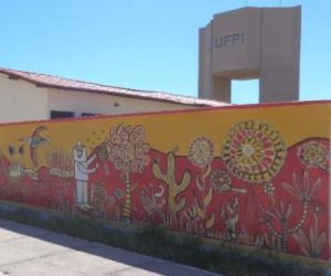 Projeto Mural da Passagem faz pintura no muro da UFPI