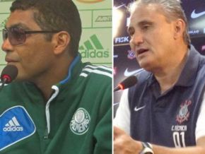 Dois dias x dois anos: Verdão do novato Narciso encara Timão de Tite