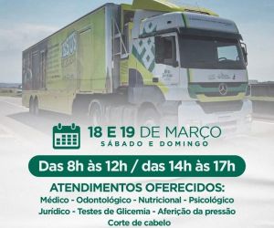 Carreta Missionária estará realizando ação social em Barão de Grajaú