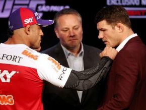 Belfort e Bisping quase antecipam luta em coletiva