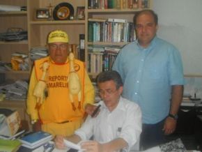'Material é pouco para que possamos começar os trabalhos', diz Cézar Pedrosa