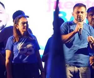 Claudimê e Luiz Heront realizam grande arrastão e comício em Barão de Grajaú