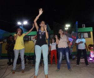 Jovens participaram de show gospel em Floriano