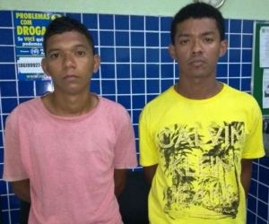 Policia prende dois homens suspeitos de assaltos em Parnaíba