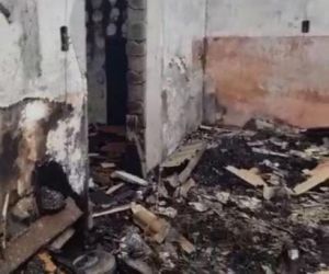 Homem não aceita separação e incendeia casa com esposa dentro
