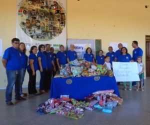 Rotary Clube de Barão de Grajaú faz festa para crianças da Fundação Pavel
