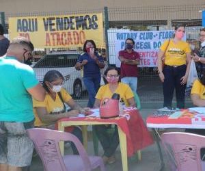 CTA e Rotary Club realizaram ação no Mercado Central