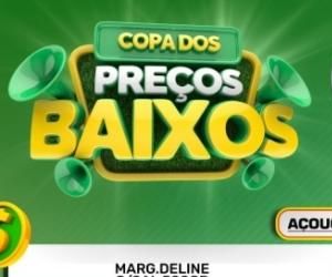 A "Copa dos Preços Baixos" é no São Jorge Supermercados