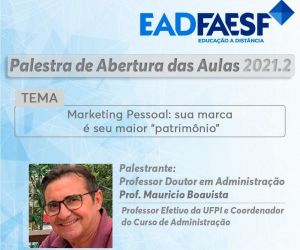FAESF realiza palestra de abertura das aulas com o tema "Marketing pessoal"