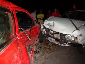 Acidente grave na primeira noite de carnaval de Floriano